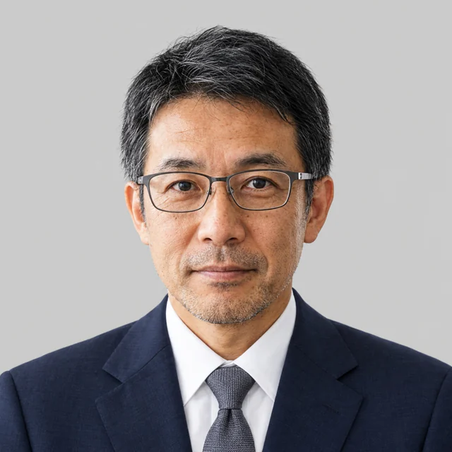 50×50 mm の証明写真の例